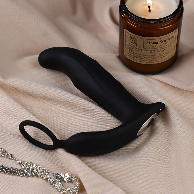 SBD|Thrusting & Vibrating Anal Vibrator Butt Plug with Cock Ring