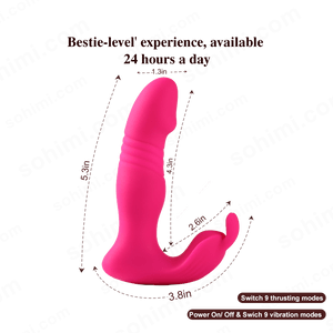3 in 1 App Wearable Remote Control Female Vibrator Sex Toy - Sohimi