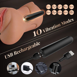 3 in 1 Realistic Blowjob Simulator Pocket Pussy - Sohimi