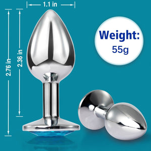 3 Pcs Metal Anal Plugs for Man and Woman - Sohimi