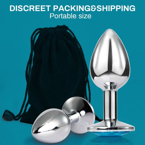 3 Pcs Metal Anal Plugs for Man and Woman - Sohimi