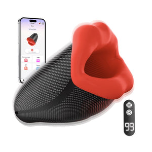 4 in 1 App Control Big Month Tapping and Vibrating Trainer and Masturbator - Sohimi