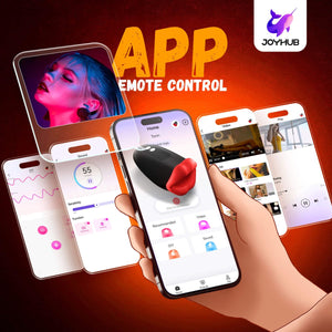4 in 1 App Control Big Month Tapping and Vibrating Trainer and Masturbator - Sohimi