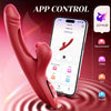 CHERLY App Control 3 in 1 Tapping and Flapping Intelligent Heating Rabbit Vibrator