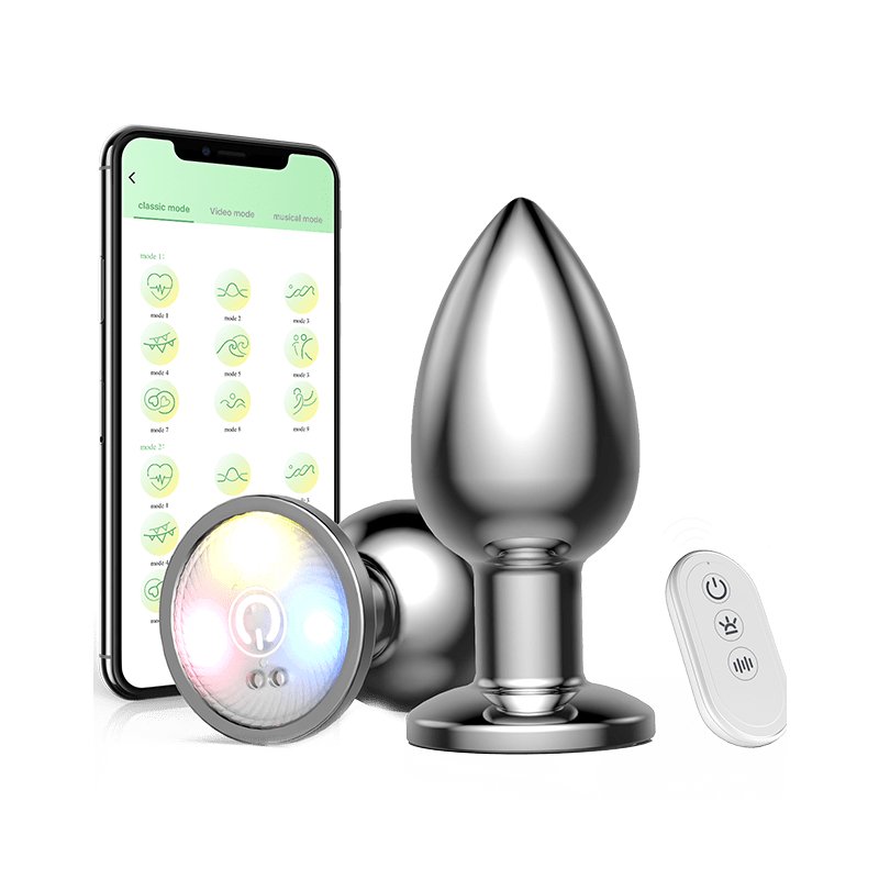 ANAL Vibrating Butt Plug with Flashing Base | Sohimi ANAL Vibrating Butt Plug with Flashing Base | Sohimi