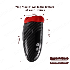 Sohimi TORIN blowjob-style opening and vibration feature graphic