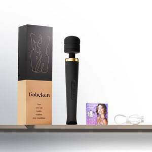 Valora packaging with black cordless wand massager