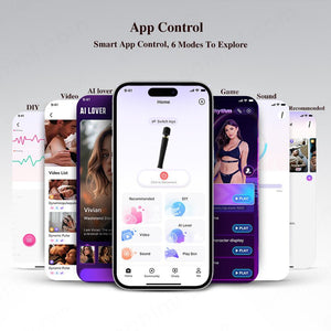 App control interface for Valora wand massager