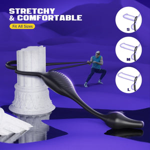 ARCHIE 3 in 1 Prostate Massager Butt Plug with Double Ring - Sohimi