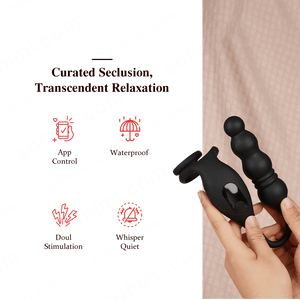 ARCHIE4| App Control Vibrating and Thrusting Anal Plug - Sohimi