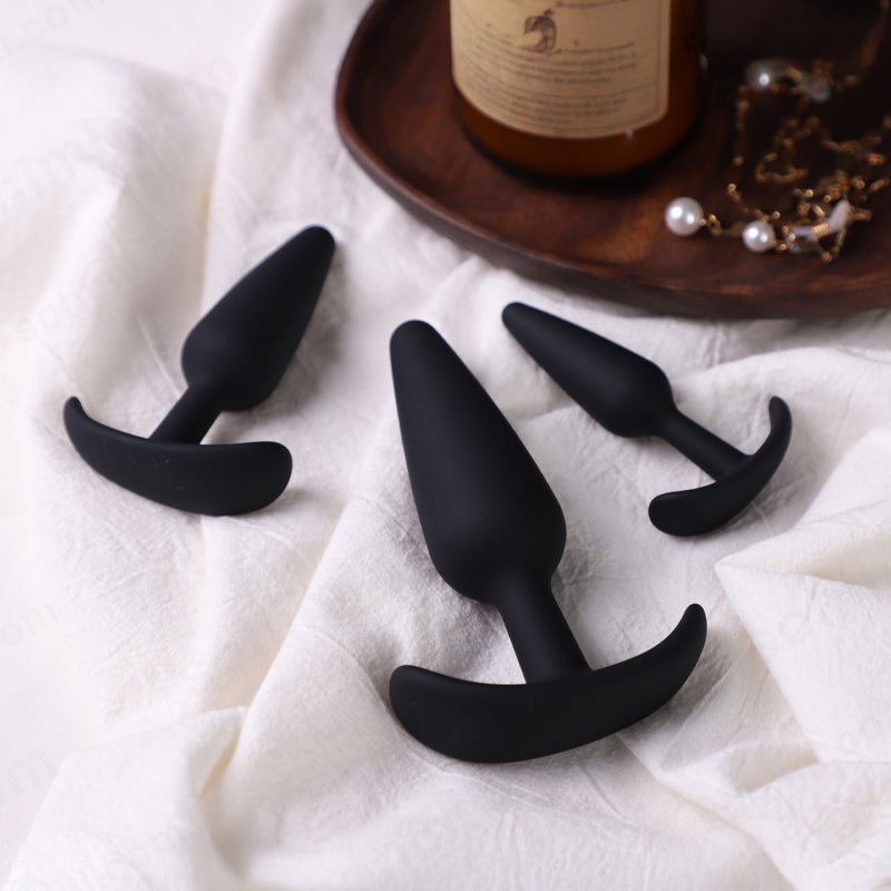 BAKI| 3 PCS Wearbale Silicone Anal Butt Plug - Sohimi
