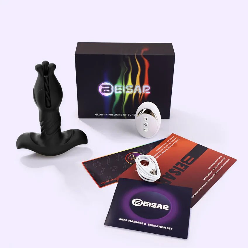 BEISAR | 3 in 1 Penis Cock Ring with Multi Stimulations Butt Plug - Sohimi