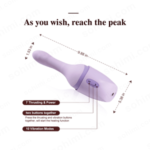 BEISI| 2025 Upgraded 2 in 1 Thrusting and Vibration G - Spot Vibrator Sex Toy - Sohimi