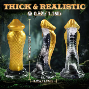 COBRA| Snake Shaped huge Monster Dildo with Suction Cup - Sohimi