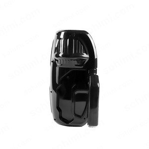 Black and gray device on a green background with 'sohimi.com' text.