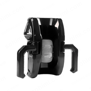 Black male thrusting masturbator on a transparent background with 'sohimi.com' watermark.