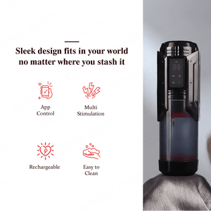 Gatling| App Control Thrusting and Rotation Male Stimulator - Sohimi