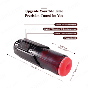 Gatling| App Control Thrusting and Rotation Male Stimulator - Sohimi