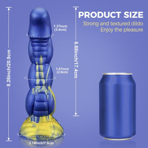 Huge 8.26inch Waterproof Body - Safe Realistic Monster Dildo with Suction Cup - Sohimi