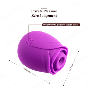 JASMINE|Clitoris Rose Suction Vibrator - Sohimi
