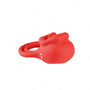 LINNA| Tongue Licking and Vibration Cock Ring for Couple - Sohimi
