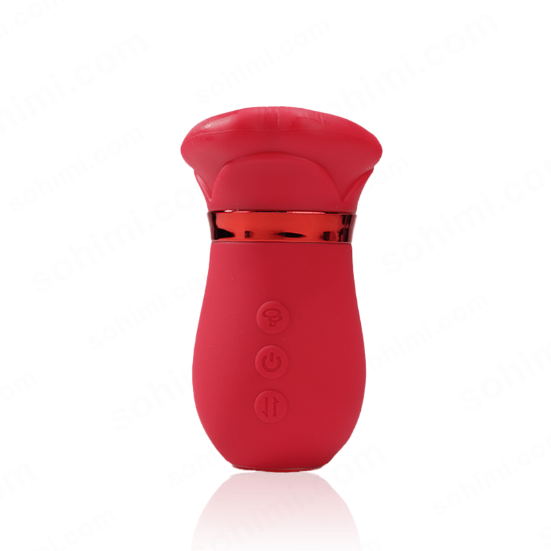 LIPS| Kiss App Control Tongue Licking Multi Stimulations Mouth Vibrator - Sohimi
