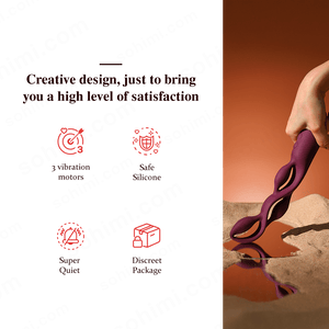LIVIA| Innovative hollow three - vibration motor female vibe wand - Sohimi