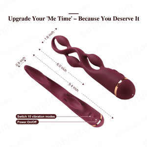 LIVIA| Innovative hollow three - vibration motor female vibe wand - Sohimi