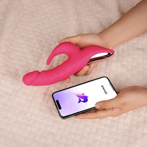 LUNA App Control Realistic Dildo Rabbit Vibrator - Sohimi