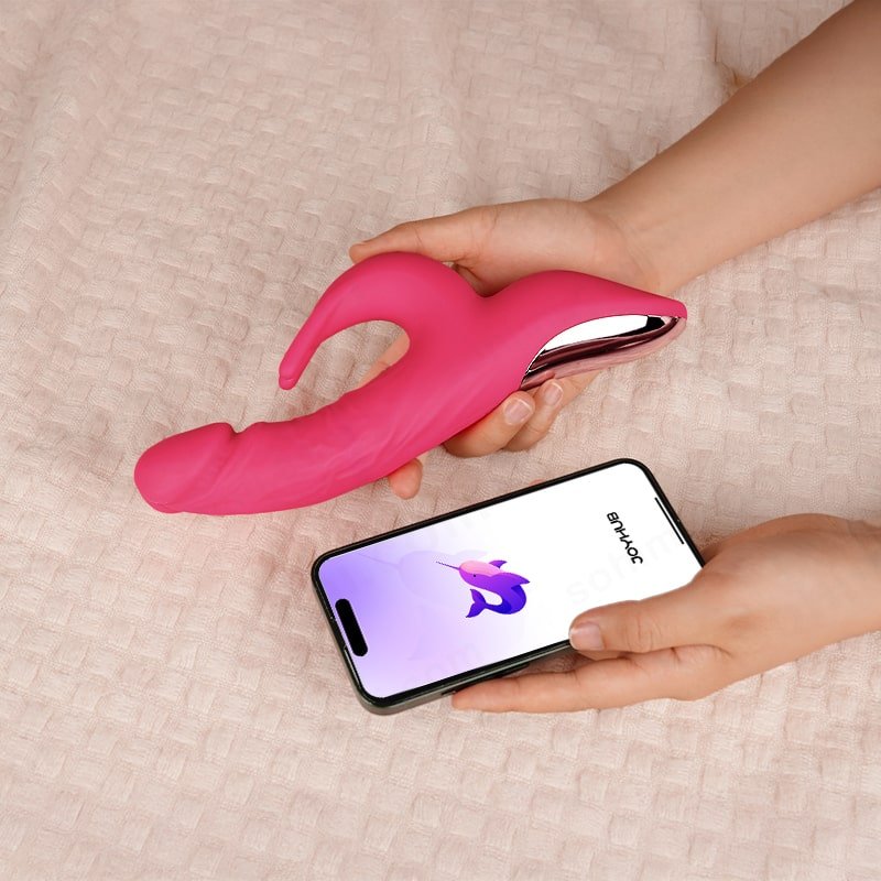 LUNA App Control Realistic Dildo Rabbit Vibrator - Sohimi