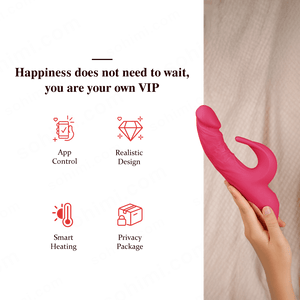 LUNA App Control Realistic Dildo Rabbit Vibrator - Sohimi