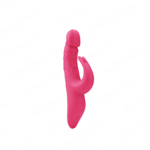 Pink silicone product on a green background with 'sohimi.com' text.