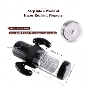 MAIDEN|2025 Hand - Free Auto Sucking Rotaing Thrusting Male Toy - Sohimi