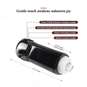 MARKEL| 3 in 1 Automatic Suction and vibrating and Thrusting Male Sex Toy - Sohimi