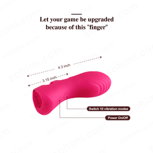 MAZY| 2 in 1 Ultimate Sweet Finger Vibrator - Sohimi