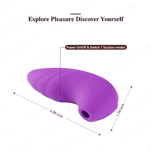 MENG| Powerful Air Suction and Vibration Female Sex Toy - Sohimi