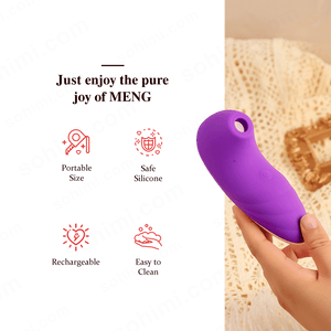 MENG| Powerful Air Suction and Vibration Female Sex Toy - Sohimi
