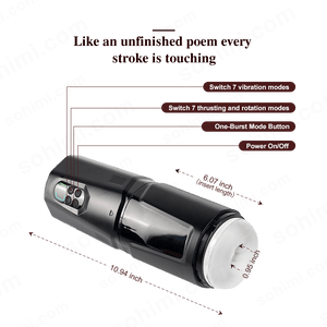 Mighty| Auto Thrusting and Rotating Vibration Male Masturbation Cup - Sohimi