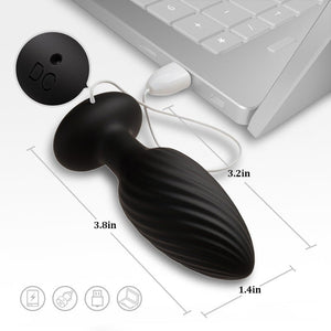 Sohimi PEARLCONCH rotating head butt plug detail image