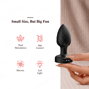 PIET| Vibration and Rotation Butt Plug Sex Toy - Sohimi