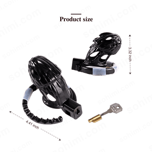 PTERO| Adjustable Hollow Out Male Chastity Cage SM - Sohimi