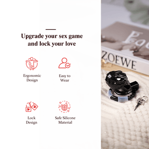 PTERO| Adjustable Hollow Out Male Chastity Cage SM - Sohimi