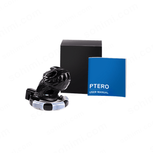 PTERO| Adjustable Hollow Out Male Chastity Cage SM - Sohimi