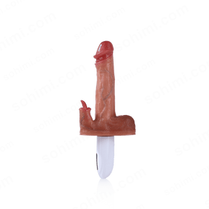 Realistic Thrusting and Vibraing and Licking Sex Dildo with Smart Heating - Sohimi