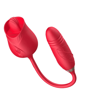 Rose Tongue Licking and Thrusting Female Clit and G - spot stimulator - Sohimi