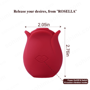 ROSELLA| App - Control 10 - Mode Rose Suction Vibrator - Sohimi