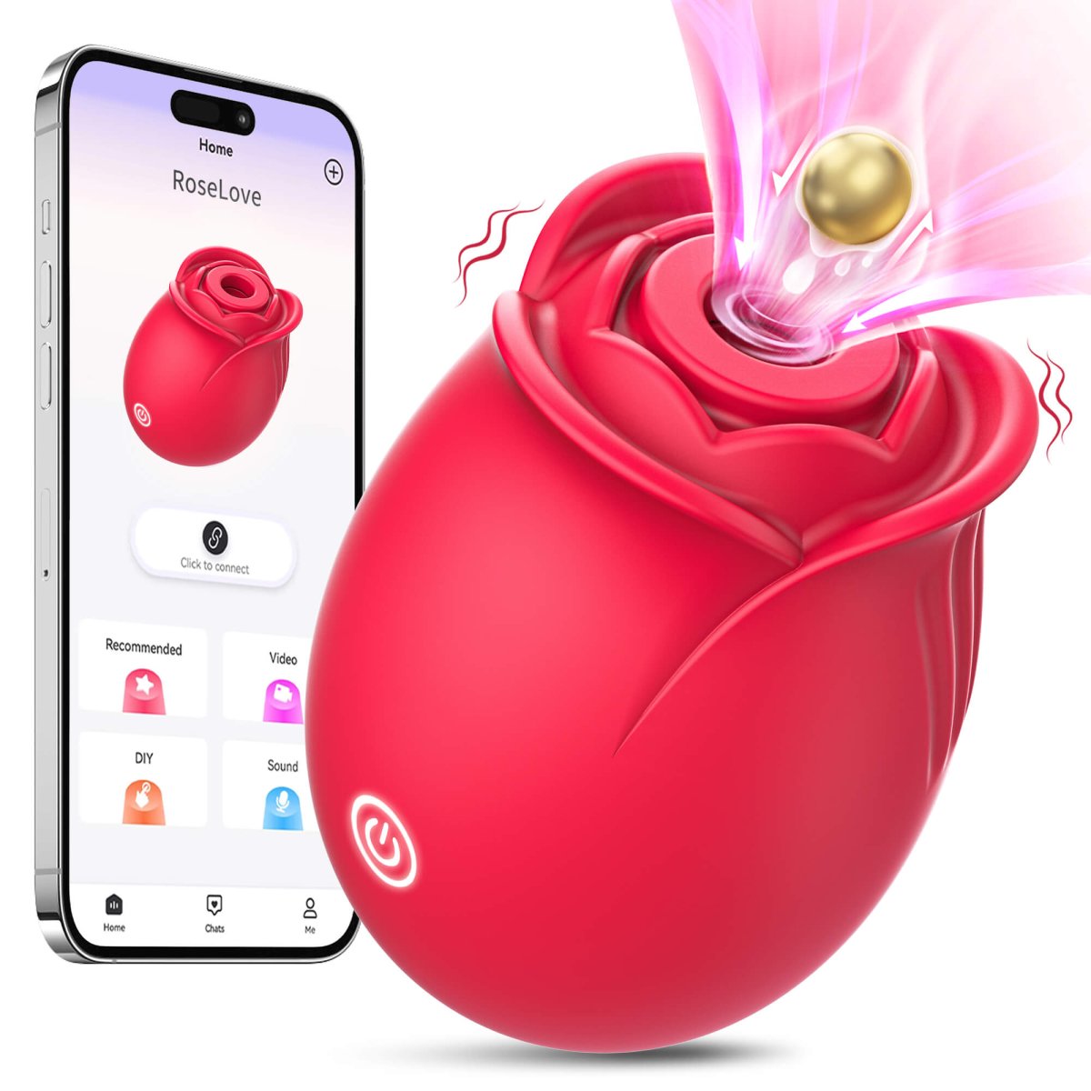 ROSELOVE App-Controlled Double-Layer Rose Vibrator | Sohimi ROSELOVE App-Controlled Double-Layer Rose Vibrator | Sohimi