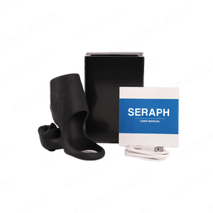 SERAPH| Upgrade Vibration Cock Ring with Penis Sleeve Couple Sex Toy - Sohimi