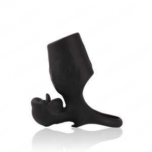 SERAPH| Upgrade Vibration Cock Ring with Penis Sleeve Couple Sex Toy - Sohimi