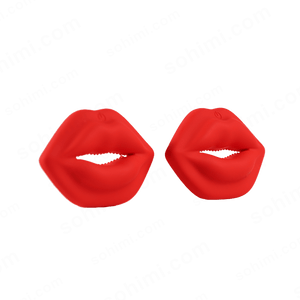 SSCHU - ROSE| Nipple Clamps Lips Kiss Vibrator Sex Toy - Sohimi